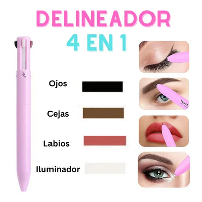 Lápiz de maquillaje 4 en 1