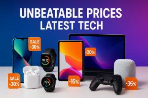 Explore the latest gadgets and electronics at unbeatable prices
